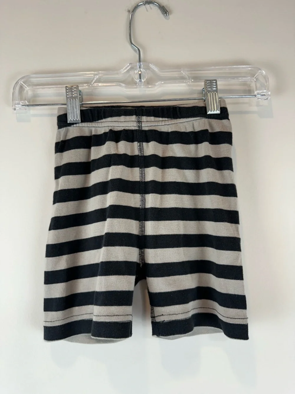 Hanna Andersson Black Gray 100% Orgaic Cotton Batman Pajama Top Short Set 6 7